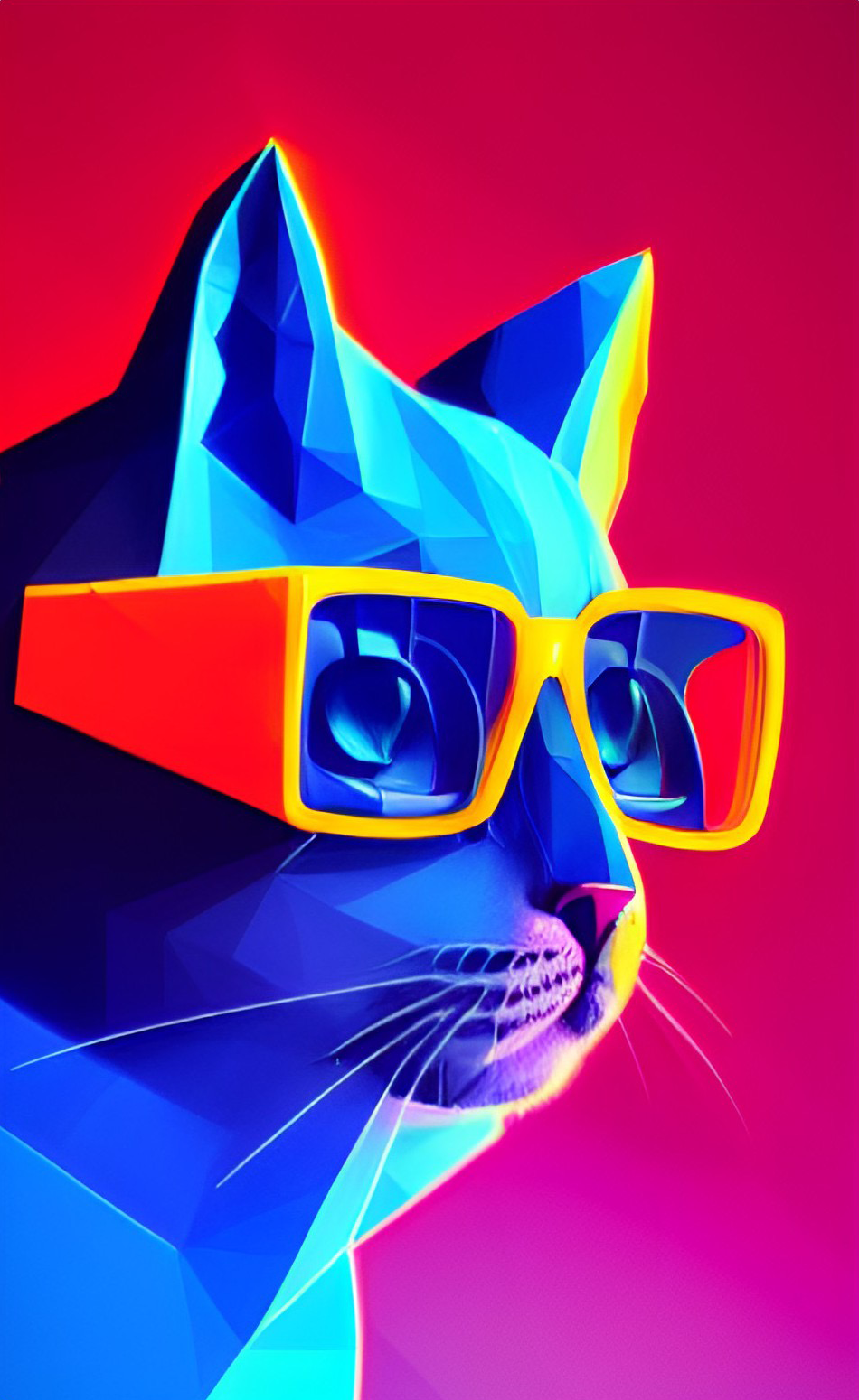 Kitten Diamond Profile Art